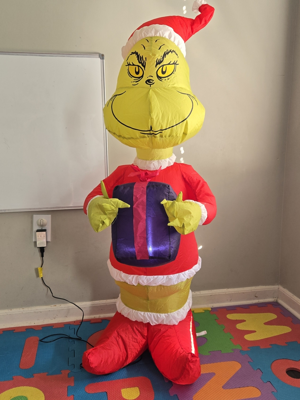 GEMMY The Grinch Airblown Inflatable 4ft Dr. Suess LED Christmas Holiday